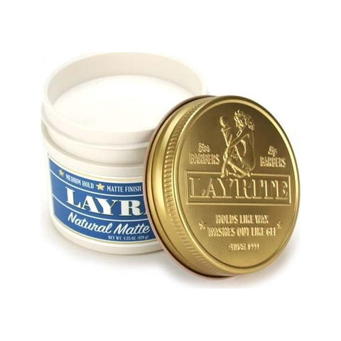Layrite Natural Matte Cream | Medium Hold & Matte Finish