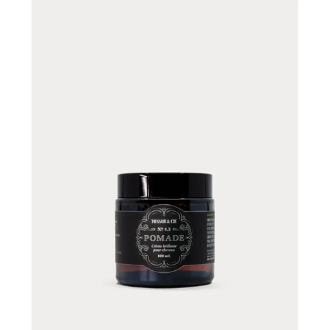 Tonsor & Cie Pomade - amberkleurig potje met zwart deksel, No 4.3, 100 mL