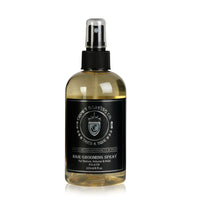 Crown Shaving Co. Grooming Spray - vooraanzicht sprayfles met zwart etiket, 225ml