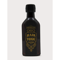 Tonsor & Cie Hair Tonic Citrus - vooraanzicht donkere fles met goudkleurig etiket