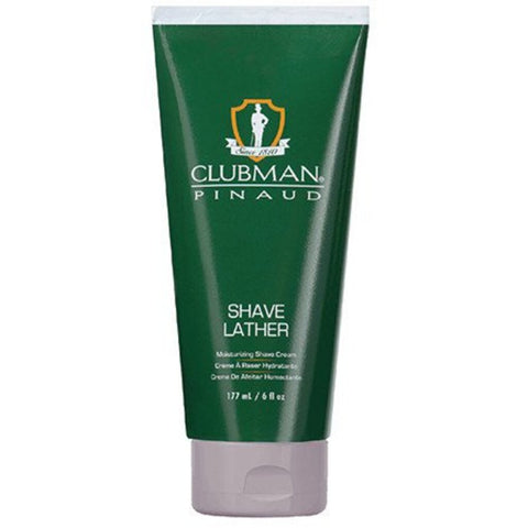 Ed. Pinaud Clubman Shave Lather - vooraanzicht groene scheertube met witte dop