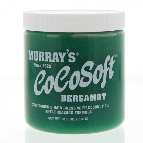 Murrays Cocosoft Bergamot - vooraanzicht groene pot op witte achtergrond