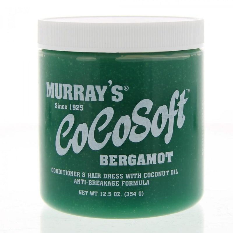 Murrays Cocosoft Bergamot - vooraanzicht groene pot op witte achtergrond
