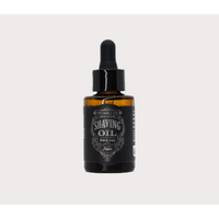 Tonsor & Cie Shaving Oil Ice - vooraanzicht amberkleurig druppelflesje met zwart etiket