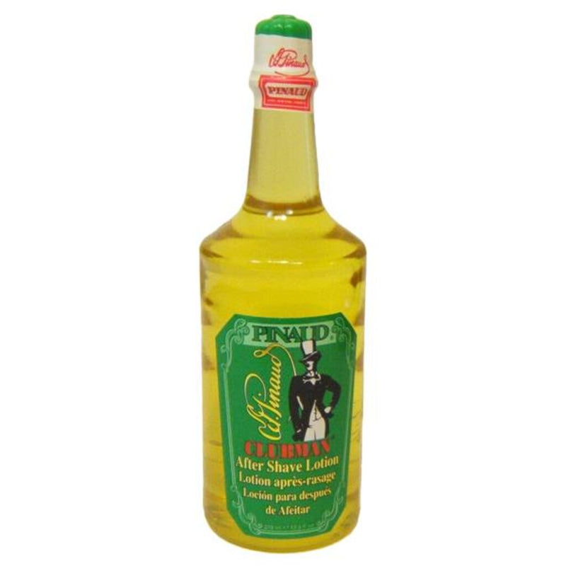 Ed. Pinaud Clubman Original Aftershave 370ml - vooraanzicht fles met groen etiket