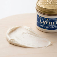 Layrite Natural Matte Cream - primo piano della texture