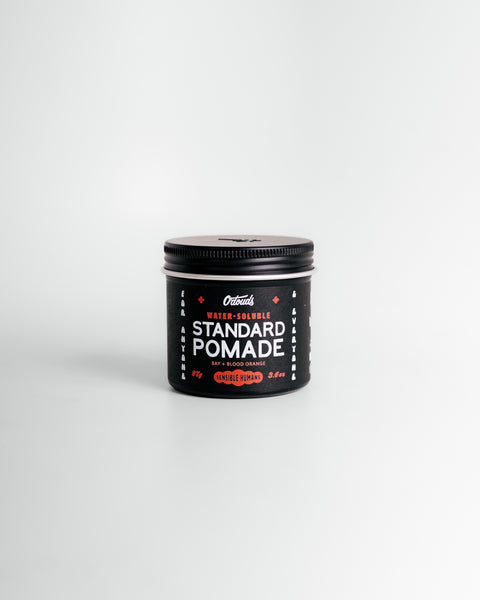 O'Douds Standard Pomade - vooraanzicht gesloten pot met zwart etiket