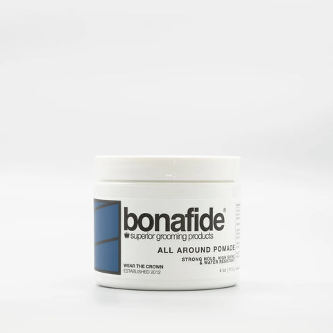Bona Fide All Round Pomade - witte pot met blauw label vooraanzicht