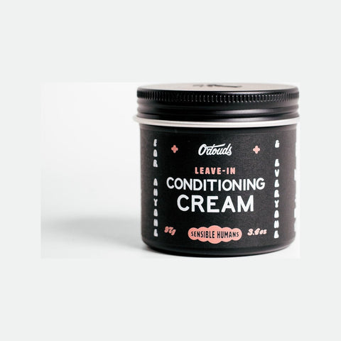O'Douds Conditioning Cream - vista frontale del barattolo nero con coperchio argentato