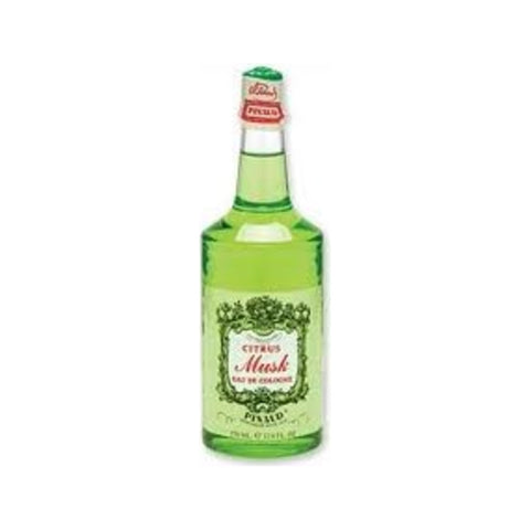 Ed. Pinaud Eau de Cologne - vooraanzicht groene fles Citrus Musk op witte achtergrond