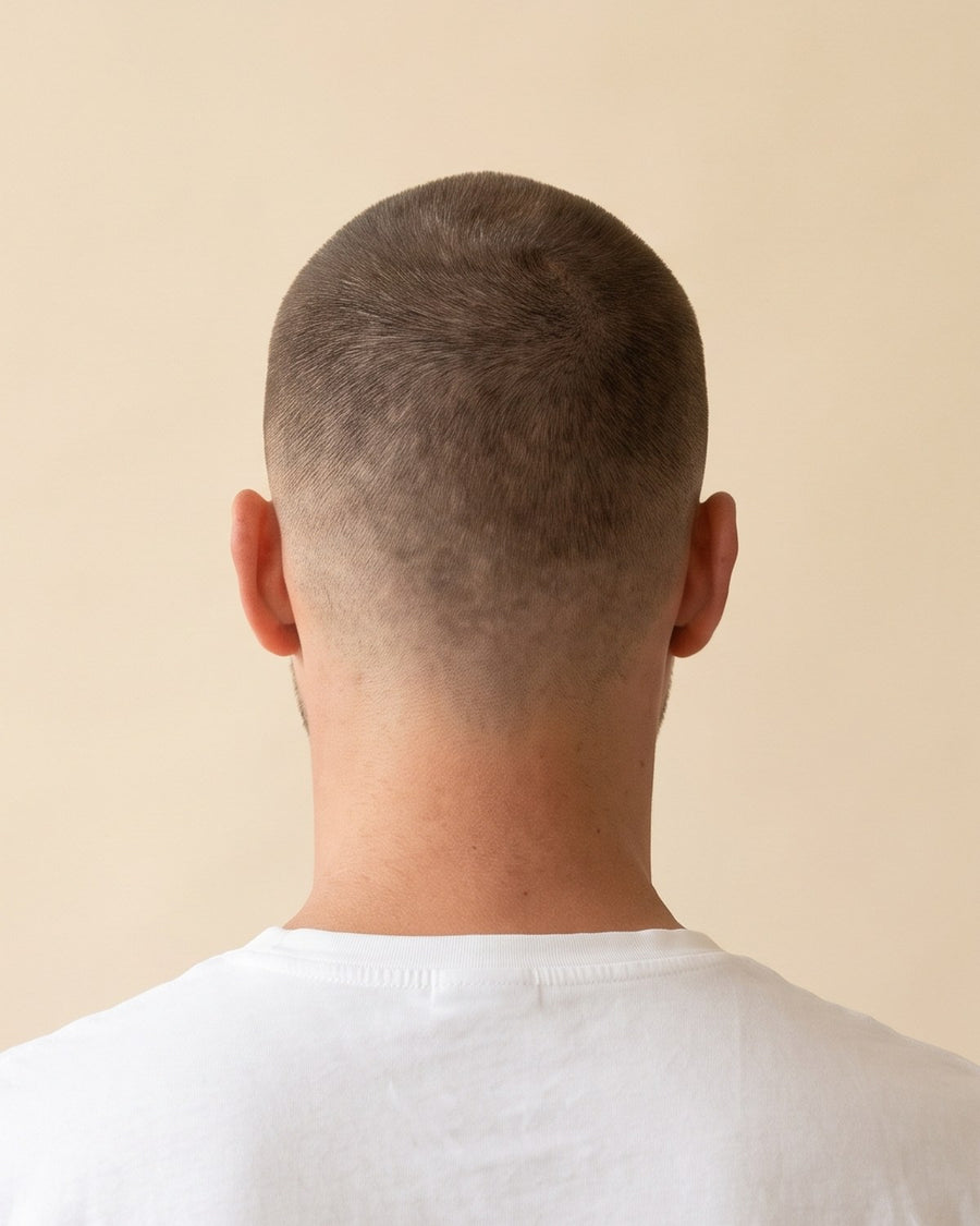 Buzz cut: dietro