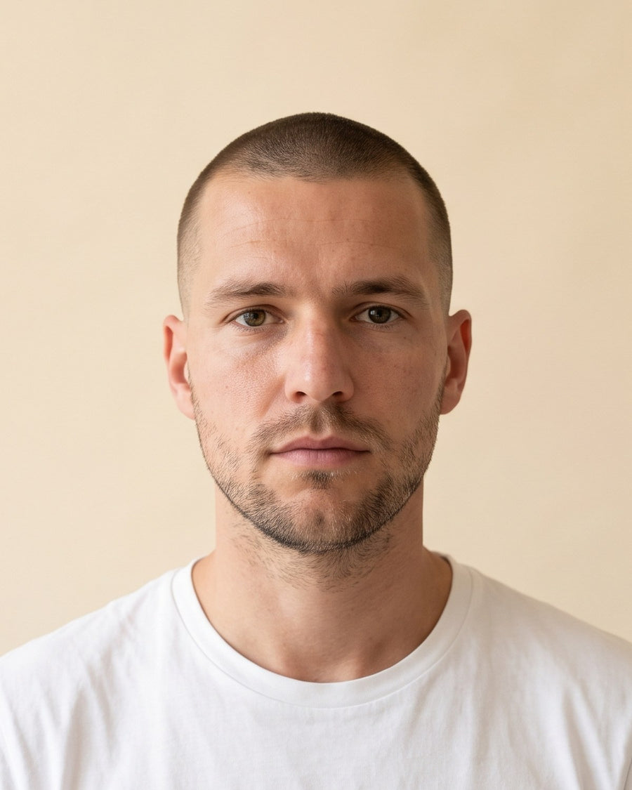 Buzz cut: davanti