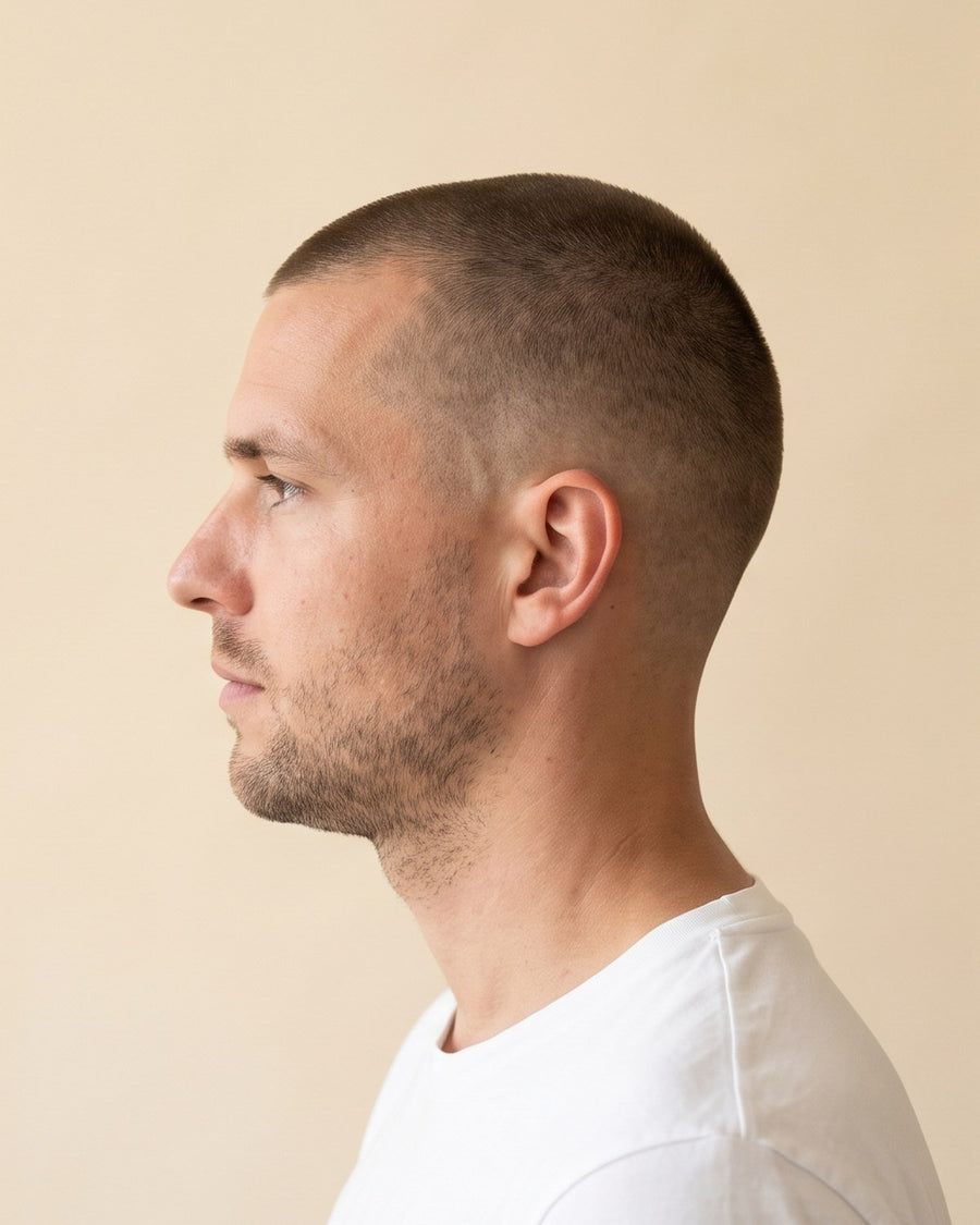 Buzz cut: lato