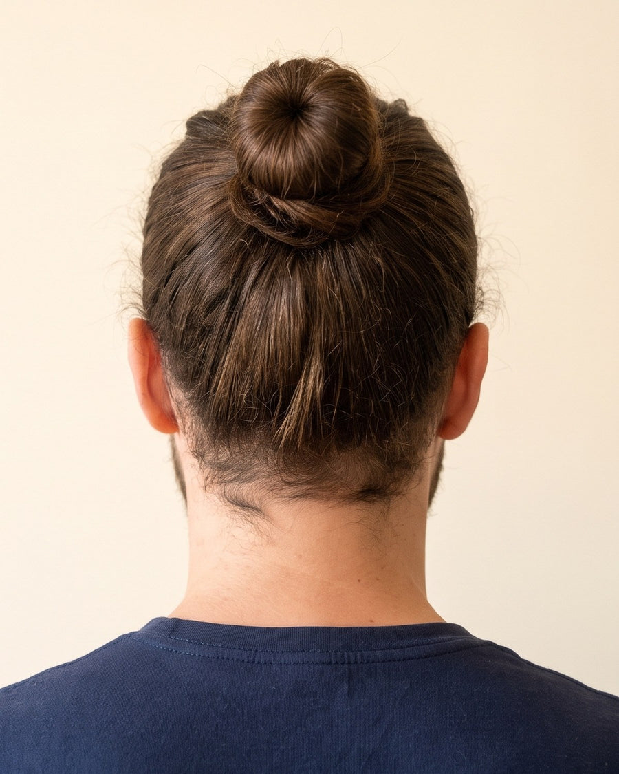 Man bun: dietro