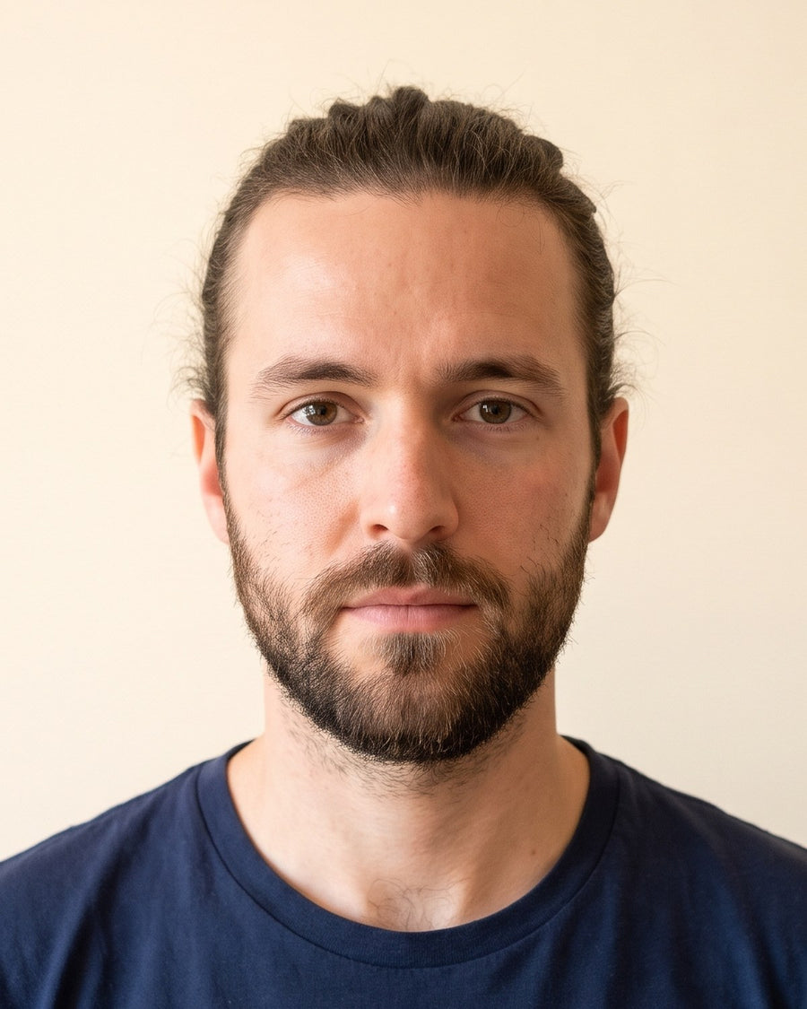 Man bun: davanti