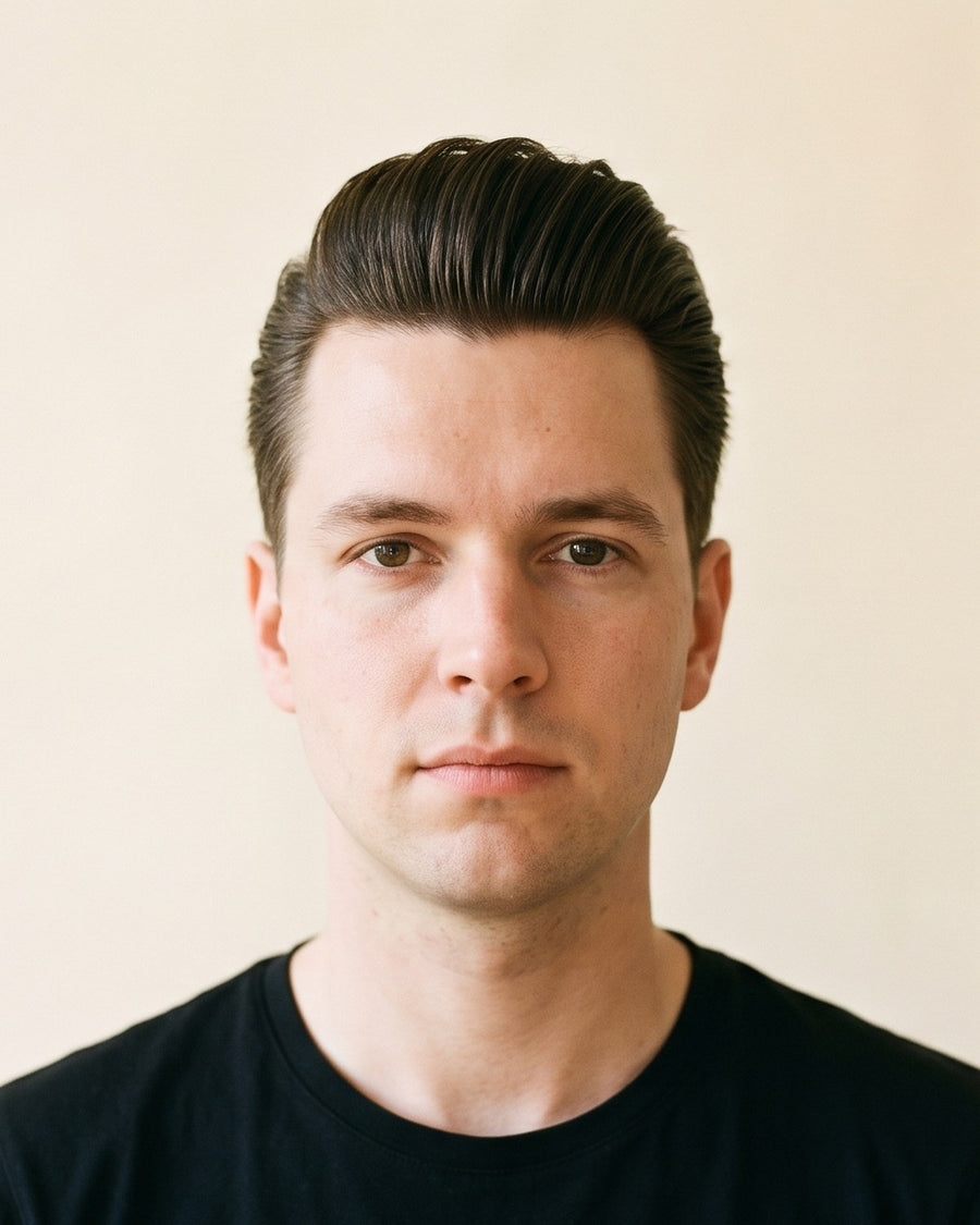 Pompadour: davanti