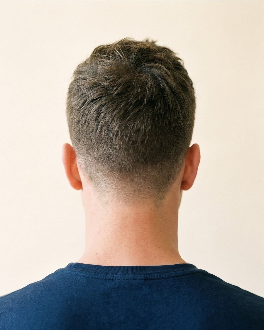 Quiff: dietro