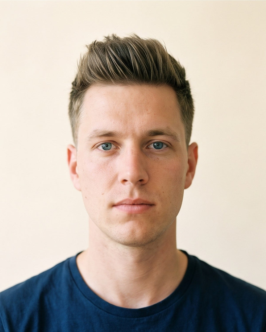 Quiff: davanti