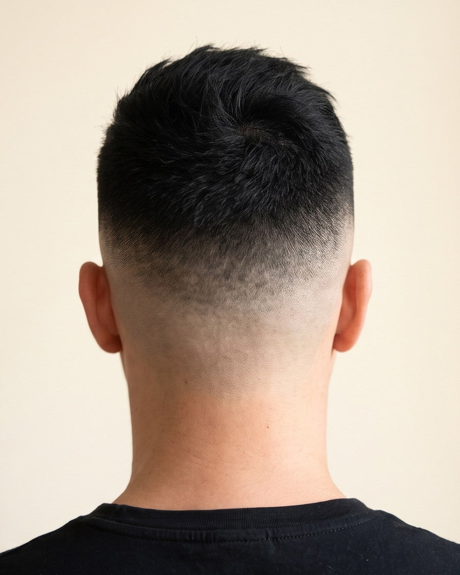 Skin fade: dietro