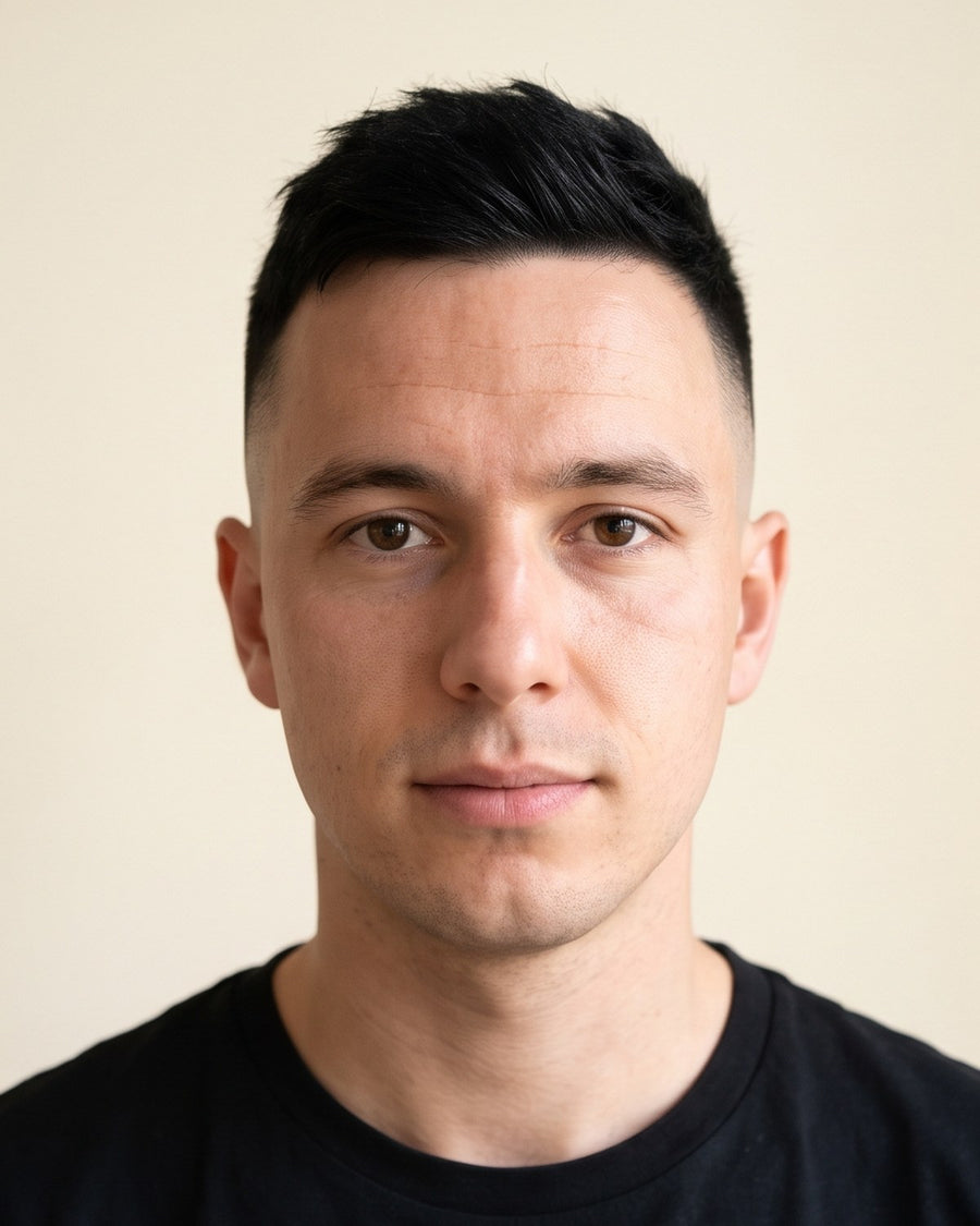 Skin fade: davanti