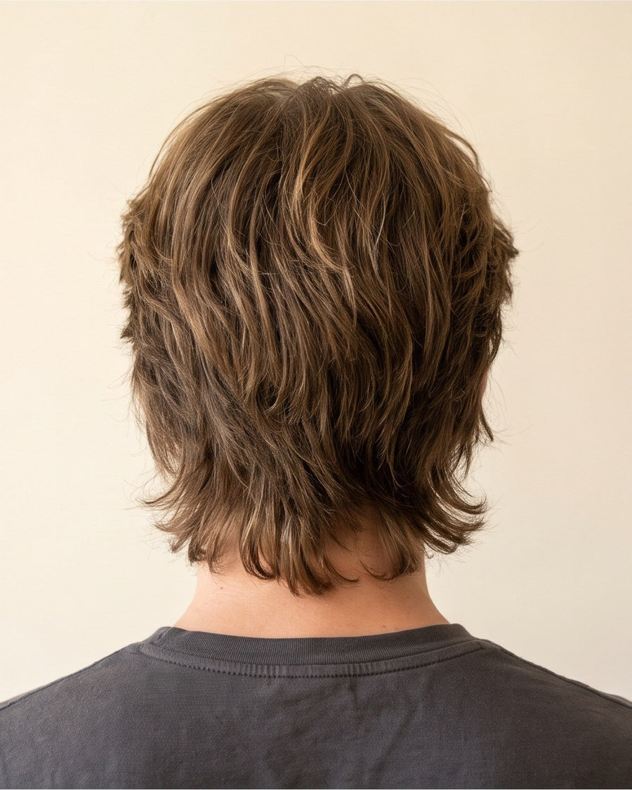 Wolf cut: dietro