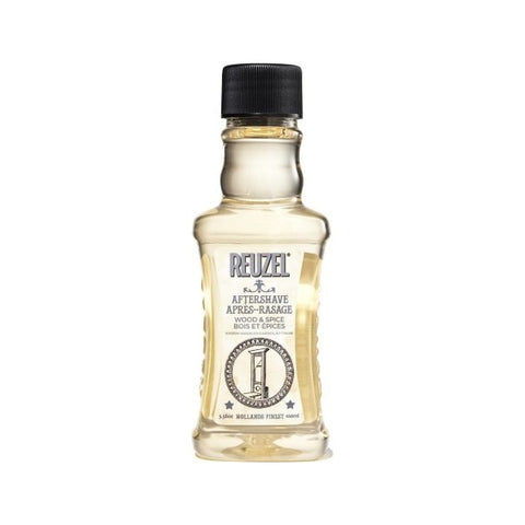 Reuzel Aftershave Wood & Spice 100 ml - fles, vooraanzicht