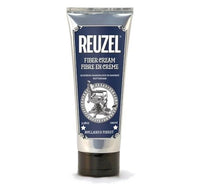 Reuzel Fiber Cream - vooraanzicht van de blauwe tube met etiket