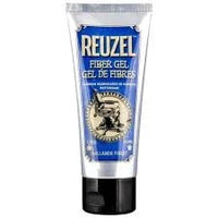 Reuzel Fiber Hair Gel - vooraanzicht van de zilveren tube met etiket