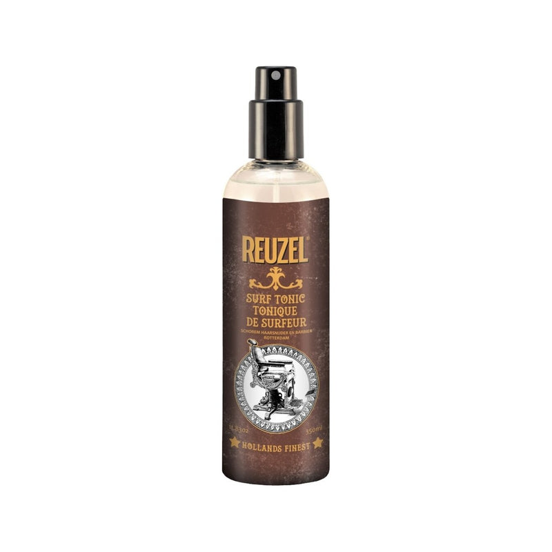 Reuzel Surf Tonic 350ml - vooraanzicht sprayfles met bruin etiket