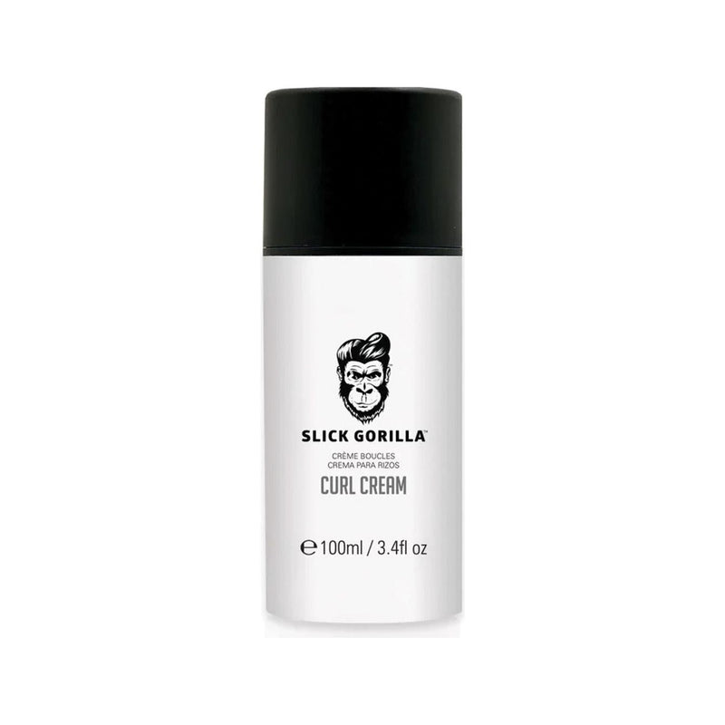 Slick Gorilla Curl Cream - witte tube met gorilla-logo, vooraanzicht 100ml