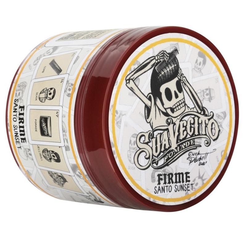 Suavecito Santo Sunset Firme Hold Pomade | Hold Extra Forte & Alta Lucentezza