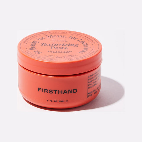 Firsthand Supply Texturizing Paste - vooraanzicht gesloten oranje pot met deksel